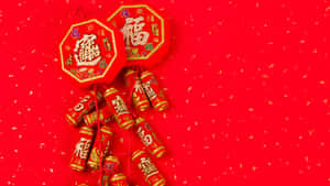 Traditional Chinese Firecrackers Wallpaper