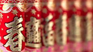 Traditional Chinese Firecrackers Wallpaper