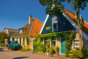 Traditional Dutch House Hoorn Netherlands Wallpaper