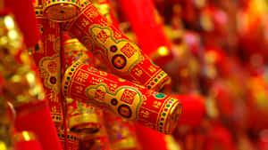Traditional Firecrackers For Celebrations Wallpaper