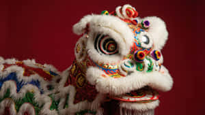 Traditional Lion Dance Costume Wallpaper