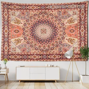 Traditional Persian Carpet Wall Hanging Wallpaper