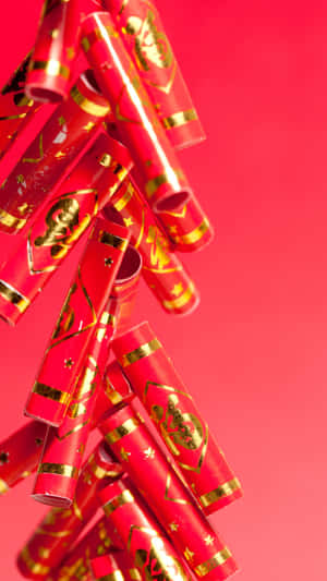 Traditional Red Firecrackers Wallpaper