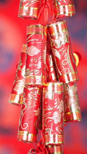 Traditional Red Firecrackers Wallpaper