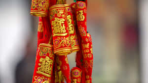 Traditional Red Firecrackers Wallpaper