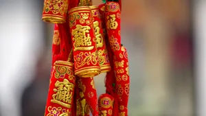 Traditional Red Firecrackers Wallpaper