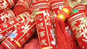 Traditional Red Firecrackers Wallpaper