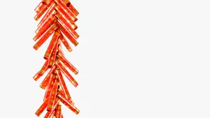 Traditional Red Firecrackers Wallpaper