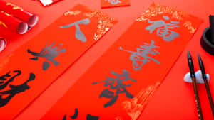 Traditional Spring Couplets Wallpaper