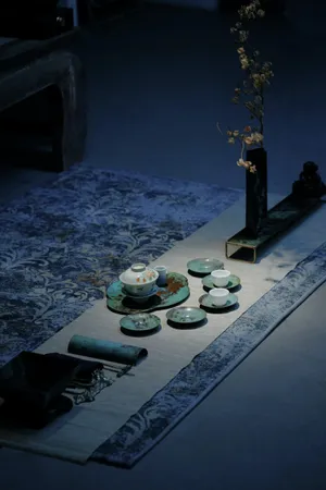 Traditional Tea Set-up Wallpaper