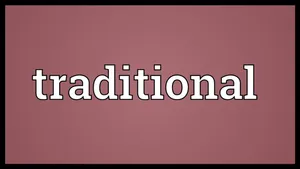 Traditional Text Wallpaper