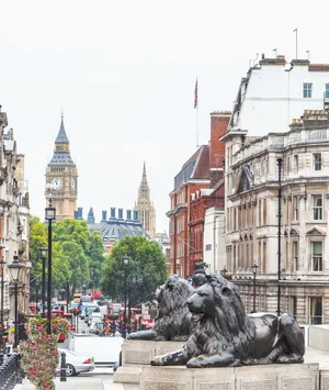 Trafalgar Square Lion Statues Wallpaper