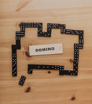 Trail Of Black Dominoes Wallpaper