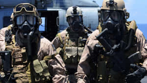 Trained Special Forces Operatives Prepared To Tackle Global Threats Wallpaper