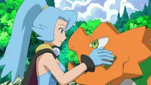 Trainer Bondingwith Druddigon Wallpaper