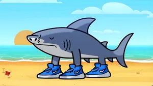 Tralalero Tralala Shark Dance Wallpaper