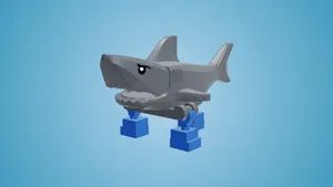Tralalero Tralala Shark Toy Wallpaper