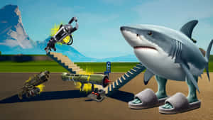 Tralalero Tralala Shark Wallpaper