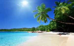 Tranquil Beach Getaway Wallpaper