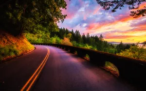 Tranquil Beach Sunset Wallpaper