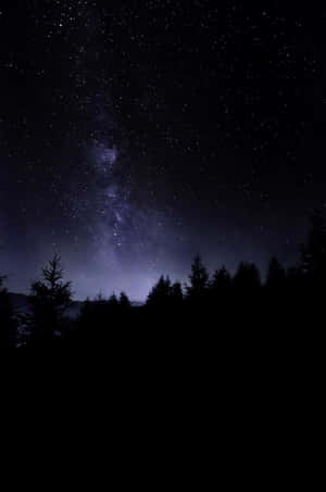 Tranquil Beauty Of A Chilly Night Wallpaper