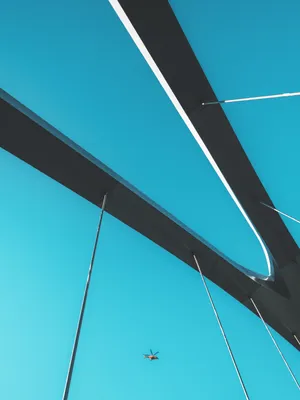 Tranquil Blue Sky Wallpaper