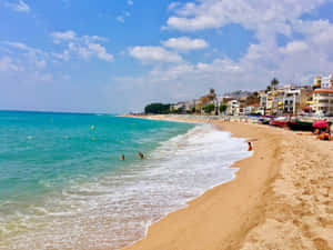 Tranquil Evening At French Beach Wallpaper