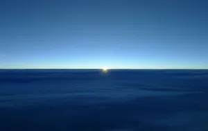 Tranquil Minimalist Ocean Wallpaper