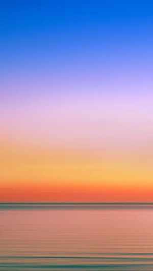 Tranquil Minimalist Sunset Wallpaper