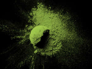 Tranquil Zen Moment With Matcha Tea Wallpaper