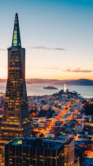 Transamerica Pyramid San Francisco Iphone Wallpaper