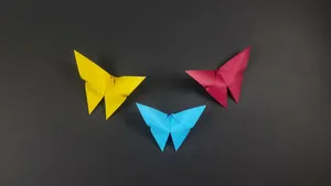 Transform Paper Into Beauty With A Unique Butterfly Origami Wallpaper