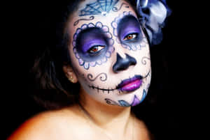 Transform This Halloween With A Stunning Makeup Look Wallpaper