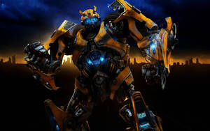 Transformers Bumblebee In City Wallpaper