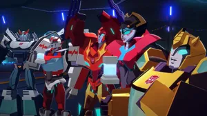 Transformers Cyberverse Laughing Wallpaper