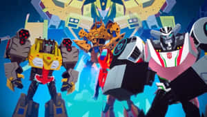 Transformers Cyberverse Transparent Wallpaper