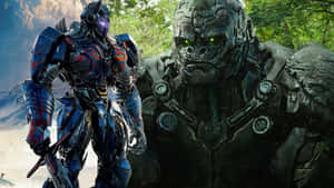 Transformers Rise Of The Beasts Optimus Primal And Autobot Wallpaper