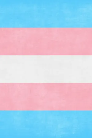 Transgender Flag On A Blue Background Wallpaper