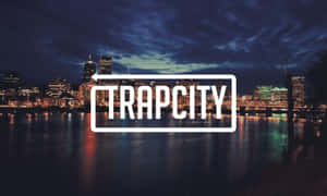 Trap City Skyline Night Wallpaper