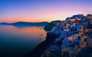 Travel Hd Dusk At The Aegean Sea Wallpaper