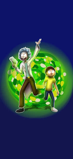 Travel Through Time And Space With Rick And Morty Wallpaper