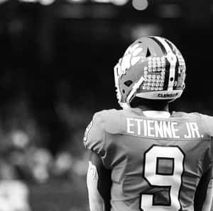 Travis Etienne Jr Clemson Football Uniform Wallpaper