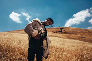 Travis Scott Golden Field Wallpaper