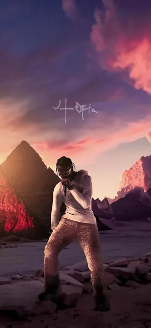 Travis Scott Utopia Album Teaser Wallpaper