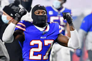 Tre Davious White Buffalo Bills Celebration Wallpaper