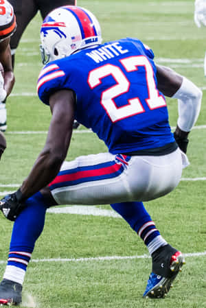 Tre Davious White27 Buffalo Bills Action Wallpaper