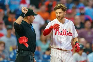 Trea Turner Phillies Baseball Game Wallpaper