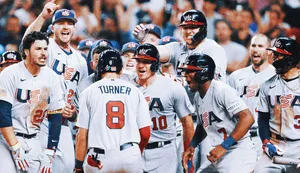 Trea Turner Team U S A Celebration Wallpaper