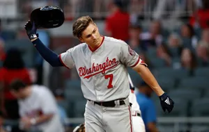 Trea Turner Washington Nationals Baseball Player Wallpaper