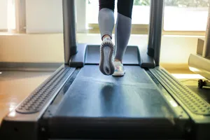 Treadmill Workout Session Wallpaper